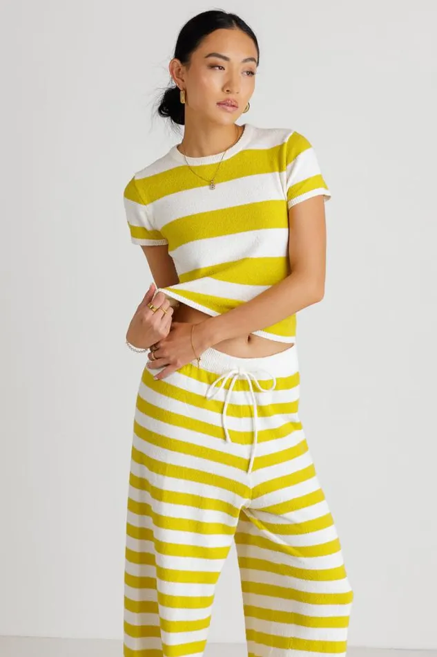Bohme Tops Charly Striped Top In Yellow Yellow 8211 Women Bohme Tops Charly Striped Top In Yellow Yellow 8211 Women