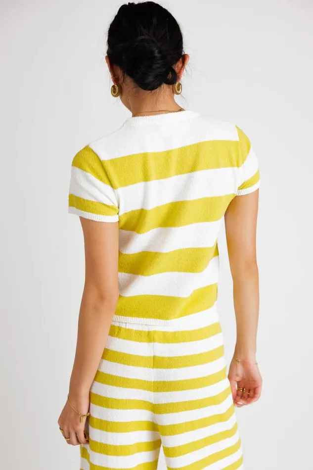 Bohme Tops Charly Striped Top In Yellow Yellow 8211 Women Bohme Tops Charly Striped Top In Yellow Yellow 8211 Women