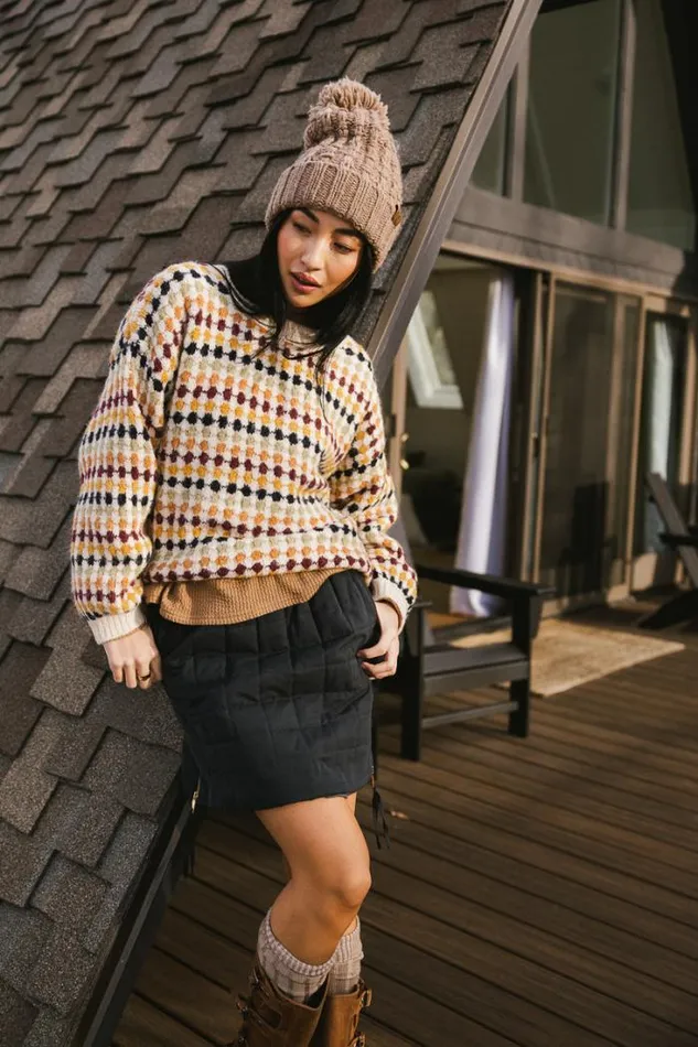 Bohme Tops Delaney Ribbed Knit Top In Brown Brown 8211 Women Bohme Tops Delaney Ribbed Knit Top In Brown Brown 8211 Women