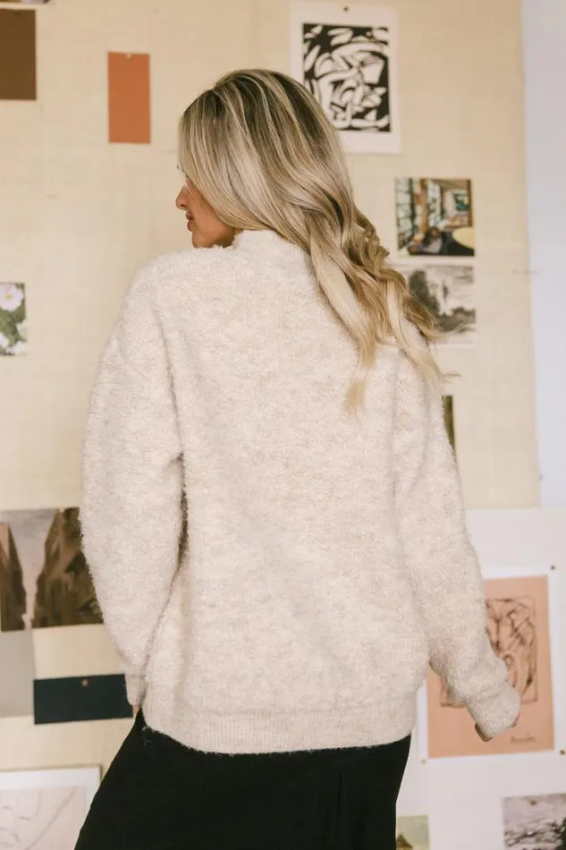 Bohme Tops Eilana Cozy Sweater In Taupe Taupe 8211 Women Bohme Tops Eilana Cozy Sweater In Taupe Taupe 8211 Women