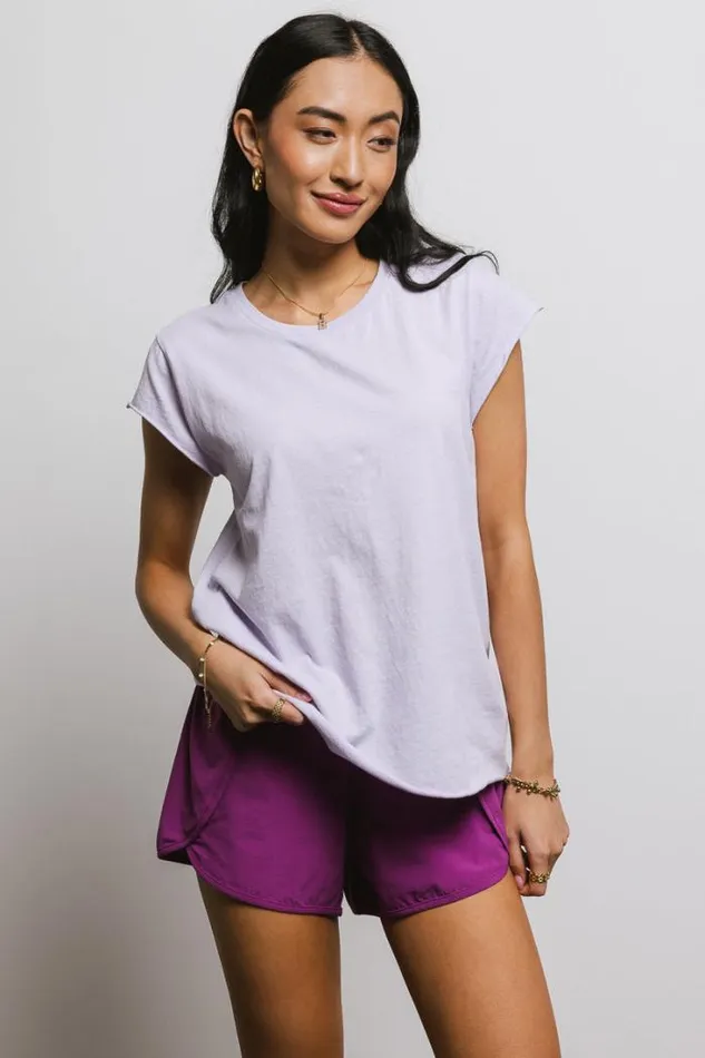 Bohme Tops Ember TShirt In Lavender Lavender 8211 Women