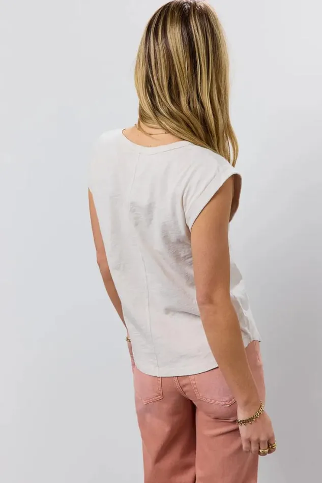 Bohme Tops Jaylene Muscle Tee In Beige Beige 8211 Women Bohme Tops Jaylene Muscle Tee In Beige Beige 8211 Women