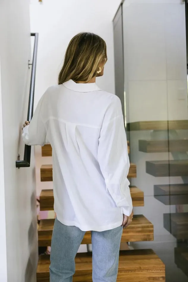 Bohme Tops Keegan Button Up Off White 8211 Women Bohme Tops Keegan Button Up Off White 8211 Women