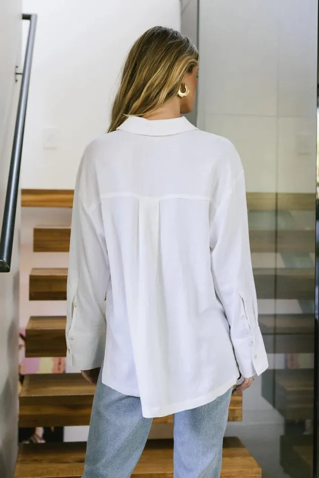 Bohme Tops Keegan Button Up Off White 8211 Women Bohme Tops Keegan Button Up Off White 8211 Women