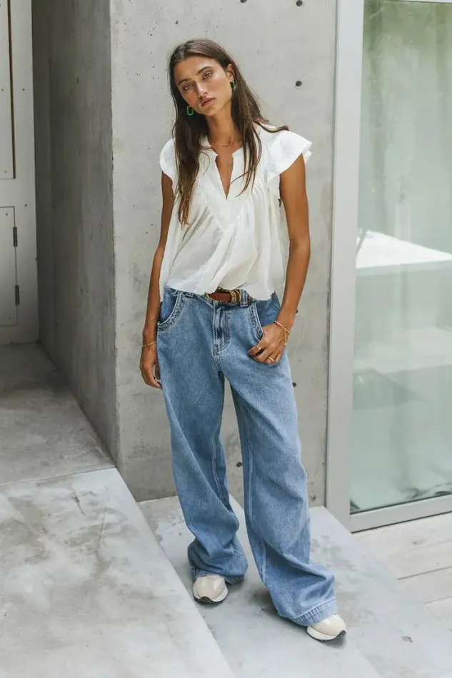 Bohme Tops Leia Blouse In Cream Cream 8211 Women Bohme Tops Leia Blouse In Cream Cream 8211 Women