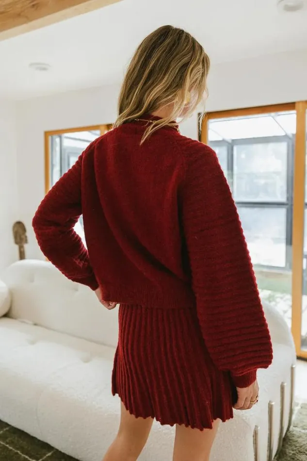 Bohme Tops Lloyd Cozy Sweater In Red Red 8211 Women Bohme Tops Lloyd Cozy Sweater In Red Red 8211 Women