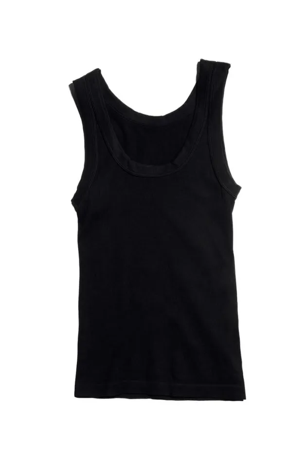 Bohme Tops Penny Ribbed Tank In Black Black 8211 Women Bohme Tops Penny Ribbed Tank In Black Black 8211 Women