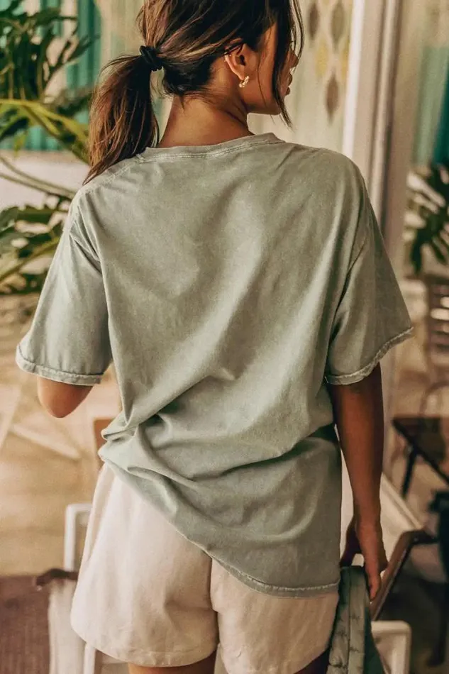 Bohme Tops Smoky Mountain Graphic Tee Green 8211 Women Bohme Tops Smoky Mountain Graphic Tee Green 8211 Women