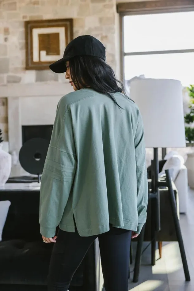 Bohme Tops Taylan VNeck Top Green 8211 Women Bohme Tops Taylan VNeck Top Green 8211 Women