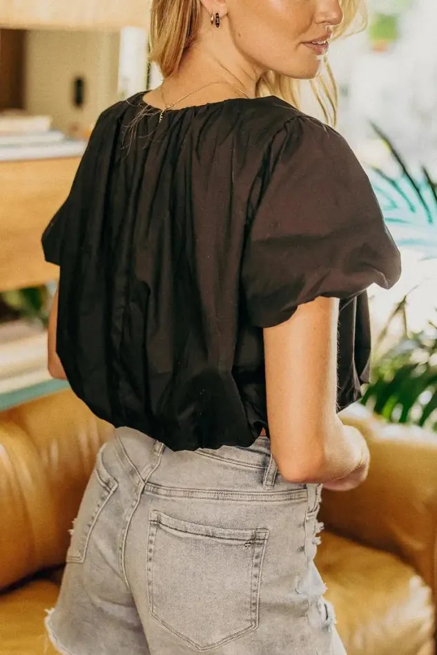 Bohme Tops Tori Crop Top In Black Black 8211 Women Bohme Tops Tori Crop Top In Black Black 8211 Women