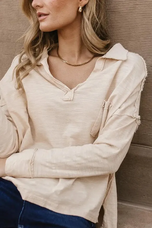 Bohme Tops Vittoria Oversized Top In Natural Natural 8211 Women Bohme Tops Vittoria Oversized Top In Natural Natural 8211 Women