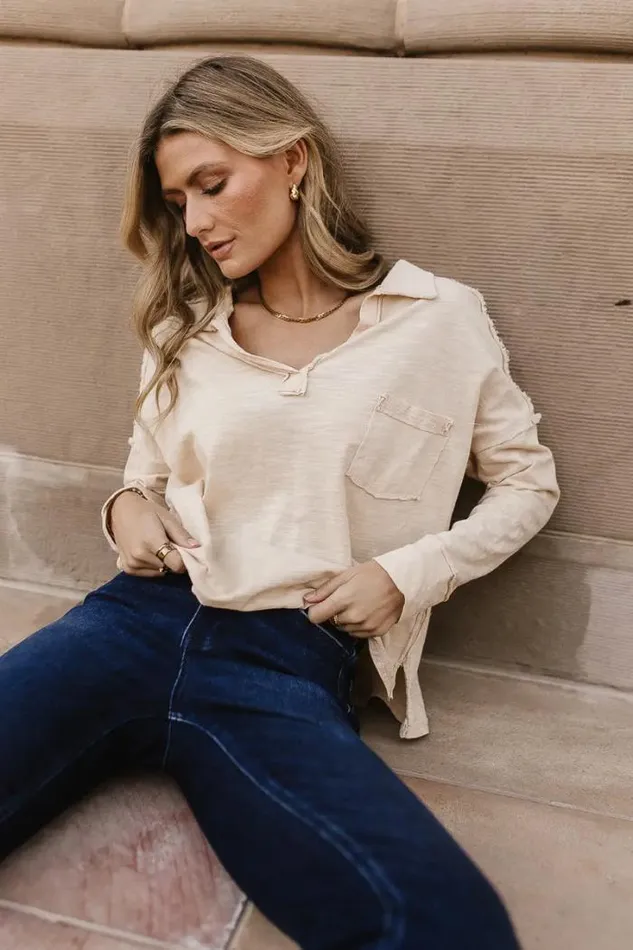 Bohme Tops Vittoria Oversized Top In Natural Natural 8211 Women Bohme Tops Vittoria Oversized Top In Natural Natural 8211 Women