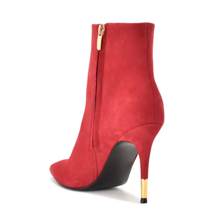 Bolana Dress Booties Red Suede Women Nine West Boots and Booties Bolana Dress Booties Red Suede Women Nine West Boots and Booties