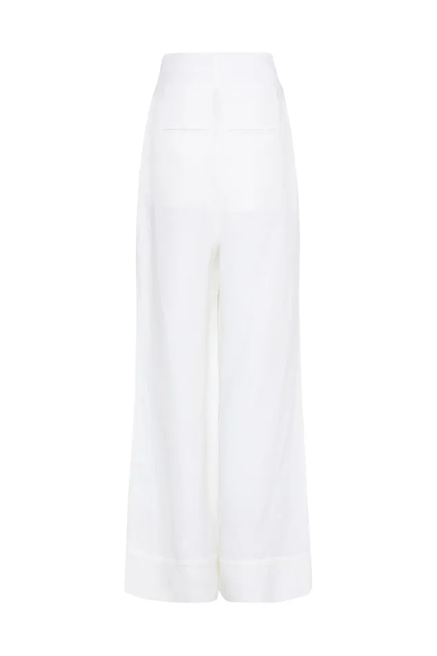 BONDI BORN Matching Separates Delphi High Waist Pant 8211 White 8211 Women