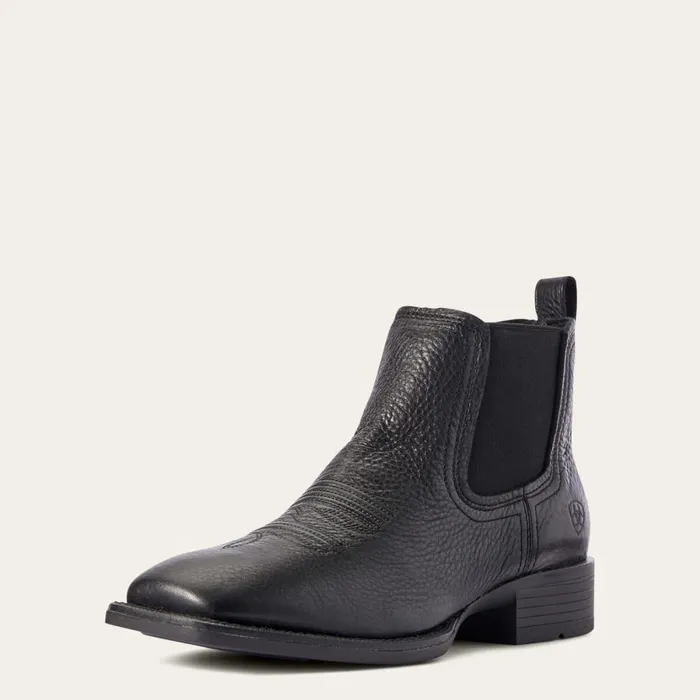 Booker Ultra Western Boot Black Men Ariat Western Boots
