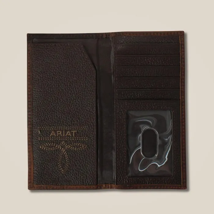 Boot Stitch Rodeo Wallet Brown Kids Ariat Wallets Boot Stitch Rodeo Wallet Brown Kids Ariat Wallets