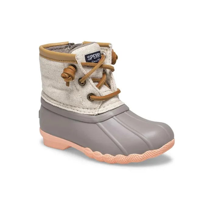 Boots Kids Sperry Little Kid039s Saltwater Duck Boot Linen Rose Boots Kids Sperry Little Kid039s Saltwater Duck Boot Linen Rose