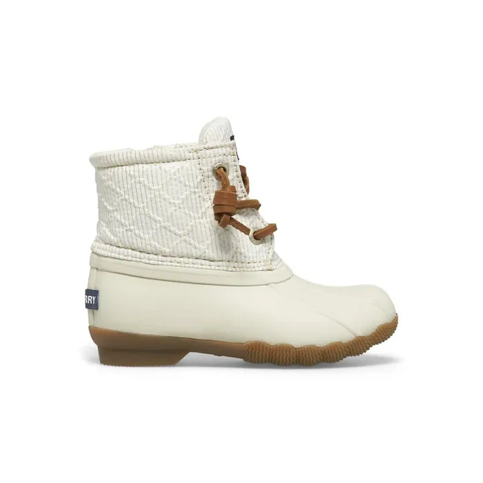 Boots Kids Sperry Little Kid039s Saltwater Junior Duck Boot Ivorygold