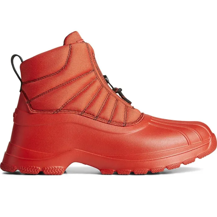 Boots Men Sperry SeaCycled Duck Float Zip Up Boot Red
