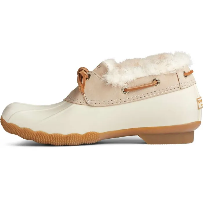 Boots Women Sperry Saltwater 1Eye Cozy Duck Boot Ivory