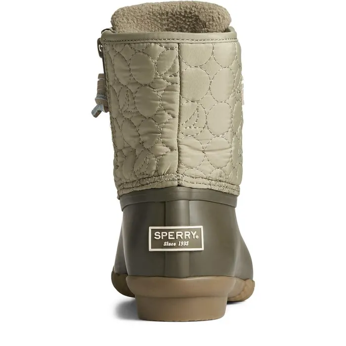 Boots Women Sperry Saltwater Circle Nylon Duck Boot Olive Boots Women Sperry Saltwater Circle Nylon Duck Boot Olive