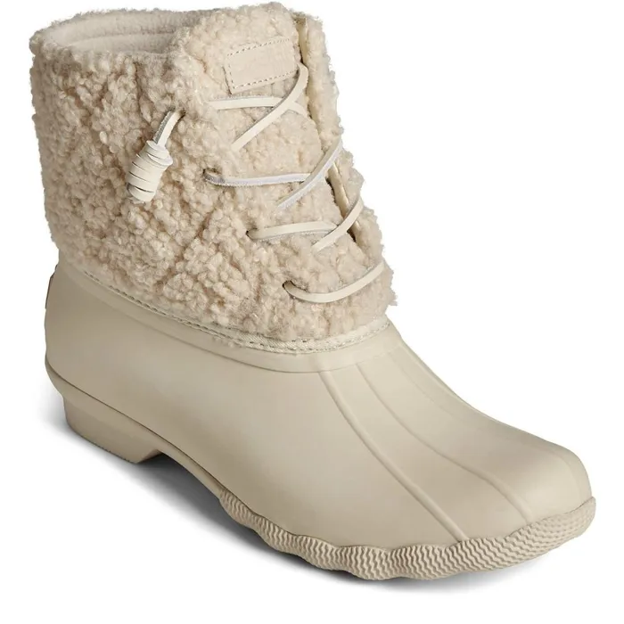 Boots Women Sperry Saltwater Sherpa Duck Boot Off White Boots Women Sperry Saltwater Sherpa Duck Boot Off White