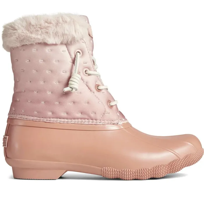 Boots Women Sperry Saltwater Shibori Duck Boot Rose