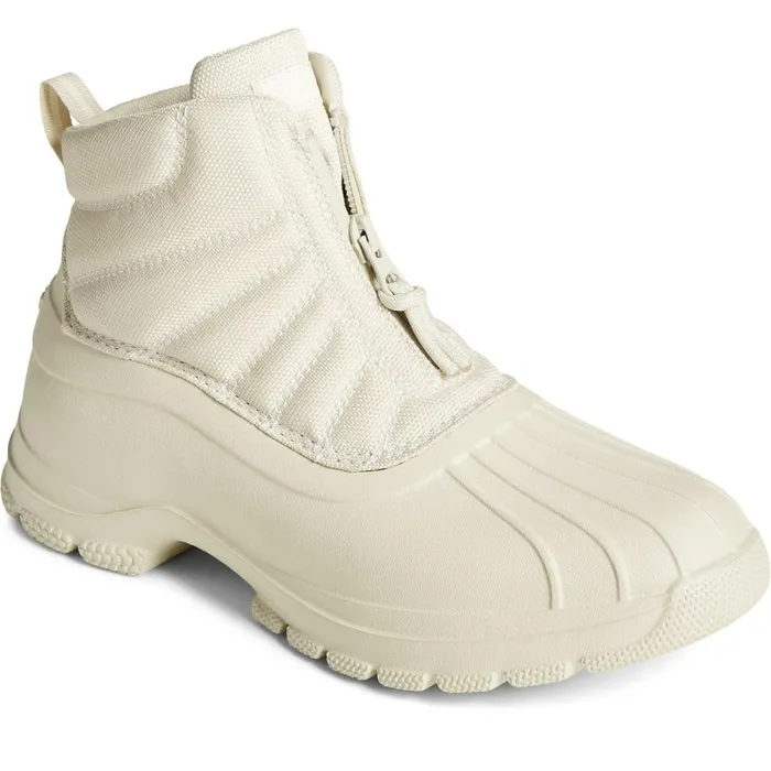 Boots Women Sperry SeaCycled Duck Float Zip Up Boot Ivory
