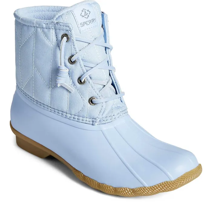 Boots Women Sperry SeaCycled Saltwater Nylon Duck Boot Light Blue Boots Women Sperry SeaCycled Saltwater Nylon Duck Boot Light Blue