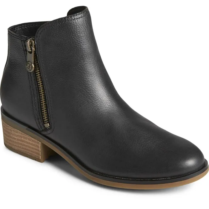 Boots Women Sperry Seaport Storm Water Resistant Leather Boot Black Boots Women Sperry Seaport Storm Water Resistant Leather Boot Black