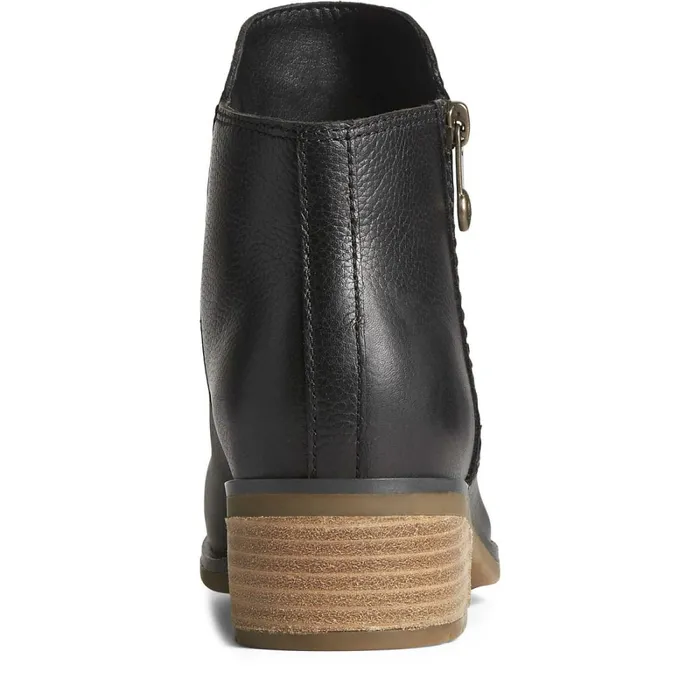 Boots Women Sperry Seaport Storm Water Resistant Leather Boot Black Boots Women Sperry Seaport Storm Water Resistant Leather Boot Black