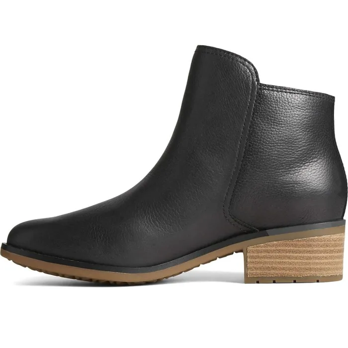 Boots Women Sperry Seaport Storm Water Resistant Leather Boot Black Boots Women Sperry Seaport Storm Water Resistant Leather Boot Black