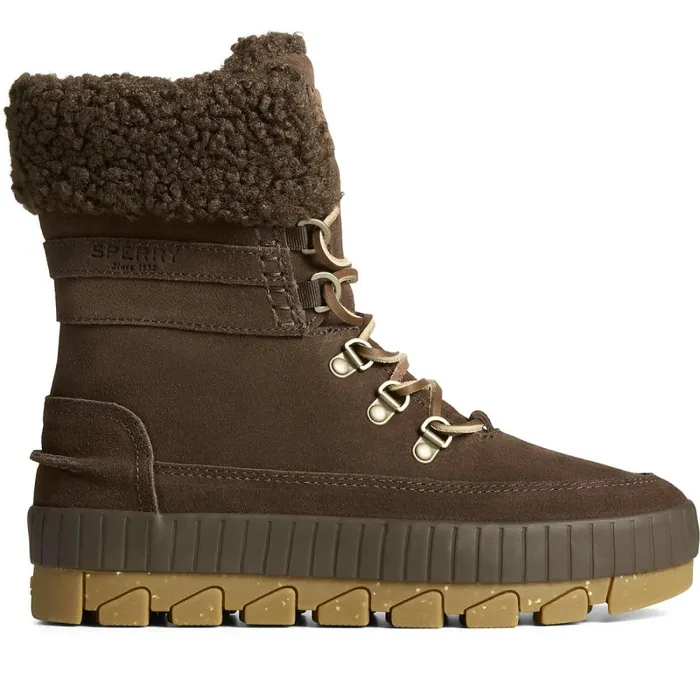 Boots Women Sperry Torrent Lace Up Boot Dark Brown