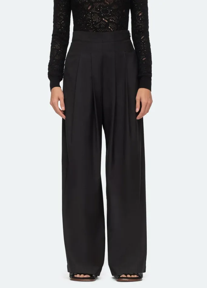 Bottoms Women Sea New York Aerin Pants Black