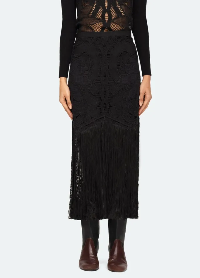 Bottoms Women Sea New York Liesel Skirt Black