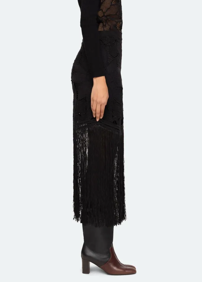 Bottoms Women Sea New York Liesel Skirt Black