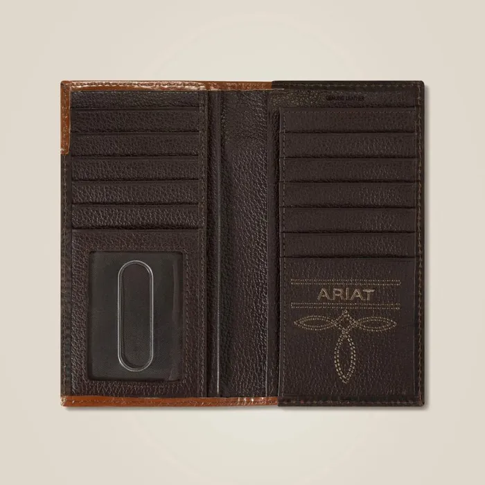 Braided Trim Rodeo Wallet Brown Men Ariat Bags and Wallets Braided Trim Rodeo Wallet Brown Men Ariat Bags and Wallets