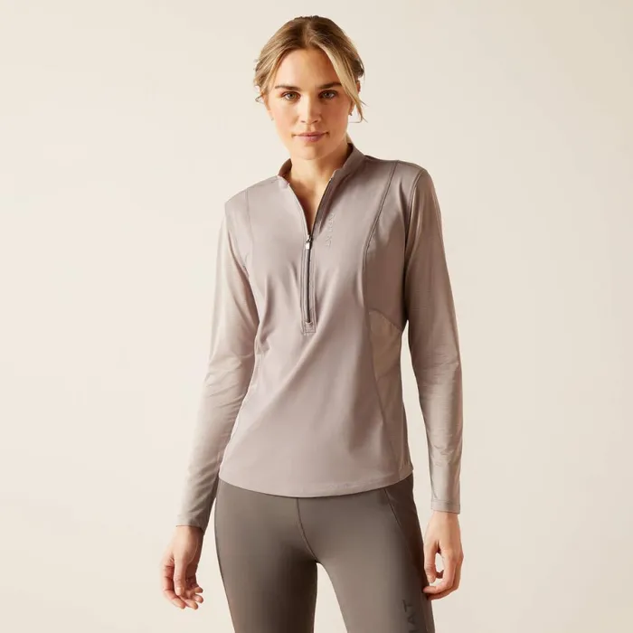 Breathe 14 Zip Baselayer Zinc Women Ariat English Riding