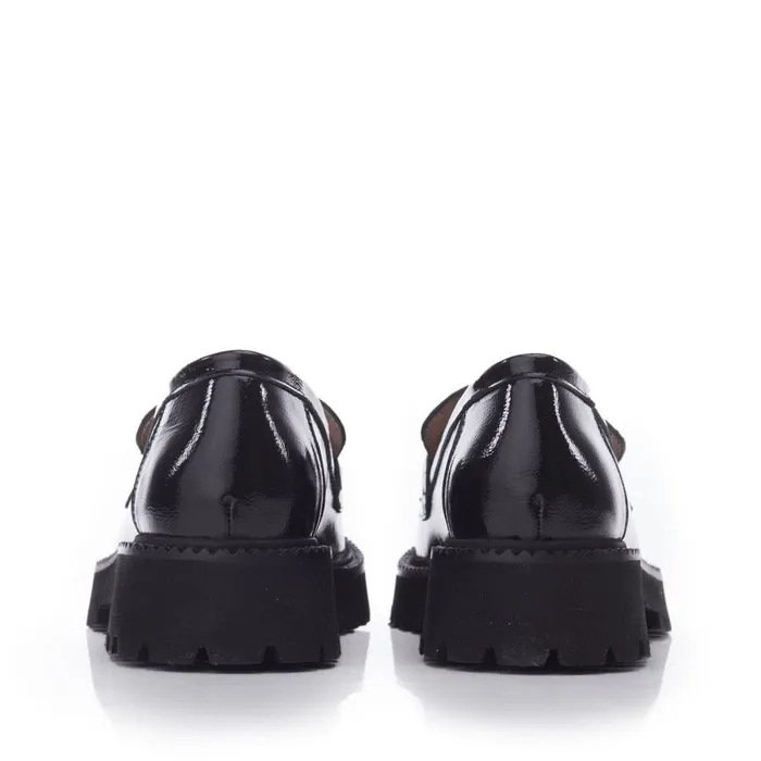 Brogues And Loafers Women Moda In Pelle Bsoleful BKeegan Black Patent Leather