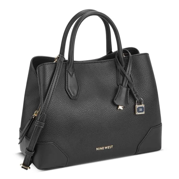 Brooklyn Jet Set Satchel Black Women Nine West Satchels and Shoulder Bags Brooklyn Jet Set Satchel Black Women Nine West Satchels and Shoulder Bags