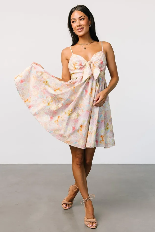 Camellia Mini Dress Pastel Multi Women Baltic Born Short Dresses
