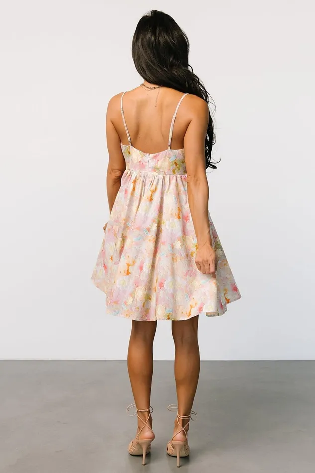 Camellia Mini Dress Pastel Multi Women Baltic Born Short Dresses Camellia Mini Dress Pastel Multi Women Baltic Born Short Dresses