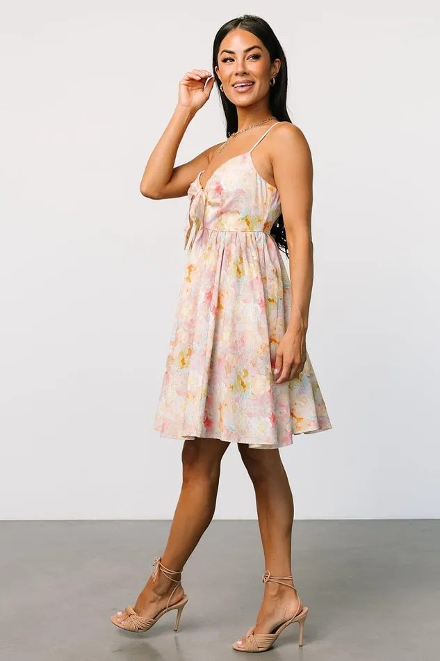 Camellia Mini Dress Pastel Multi Women Baltic Born Short Dresses Camellia Mini Dress Pastel Multi Women Baltic Born Short Dresses