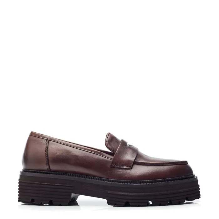 Casual Shoes Women Moda In Pelle Bsoleful BJetter Dark Brown Leather
