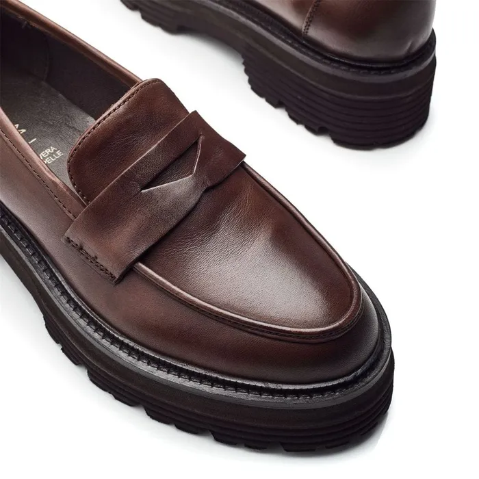 Casual Shoes Women Moda In Pelle Bsoleful BJetter Dark Brown Leather
