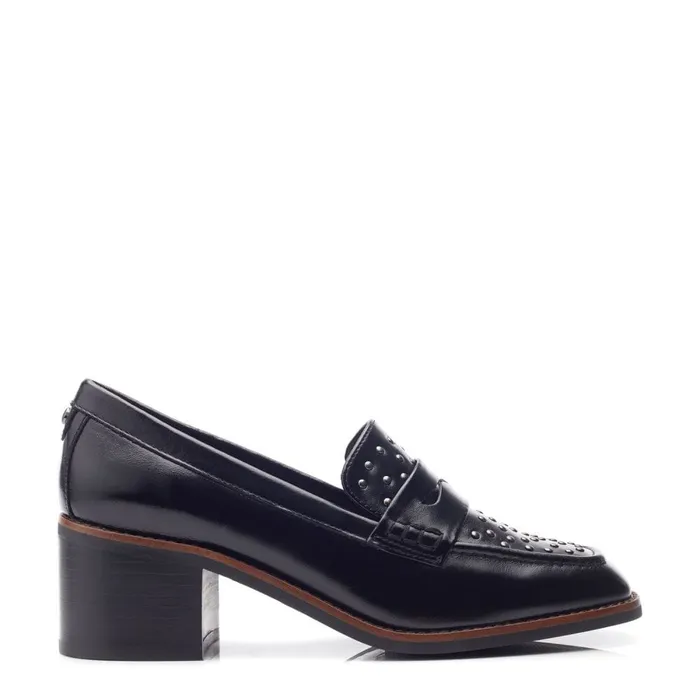 Casual Shoes Women Moda In Pelle Chantily Black Leather