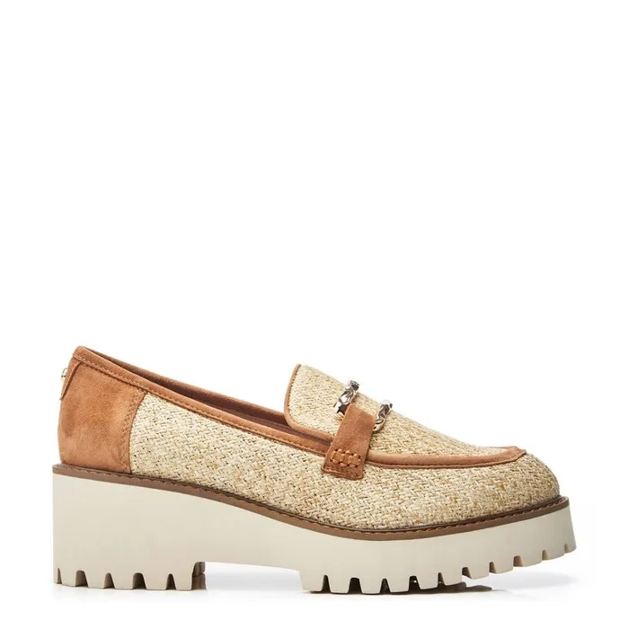 Casual Shoes Women Moda In Pelle Faythe Natural Textile