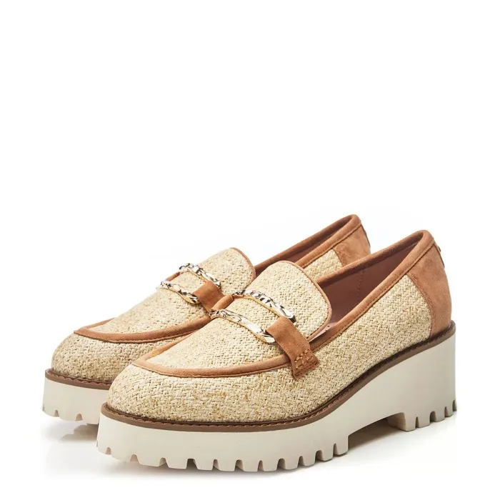 Casual Shoes Women Moda In Pelle Faythe Natural Textile