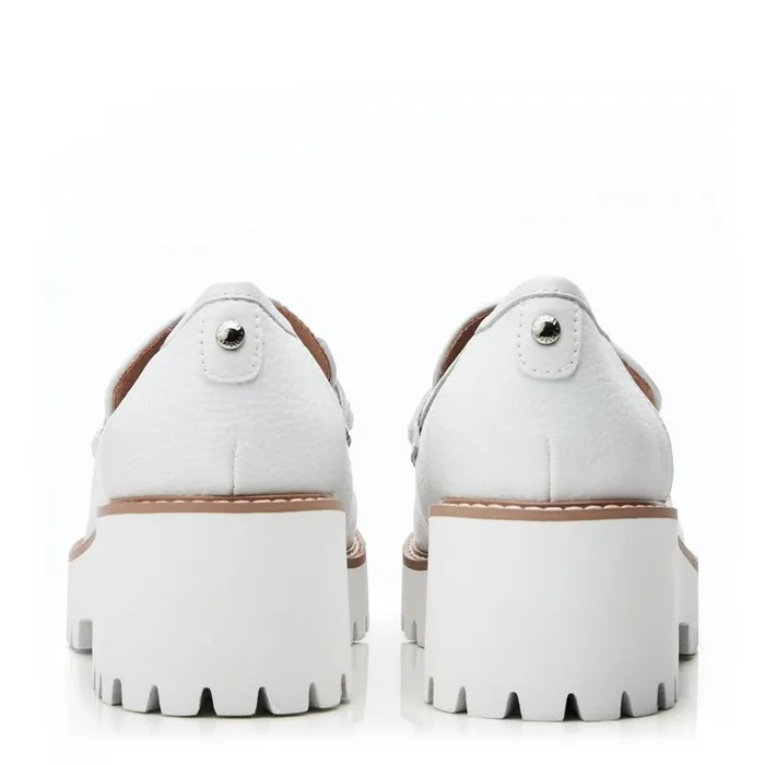 Casual Shoes Women Moda In Pelle Faythe White Leather