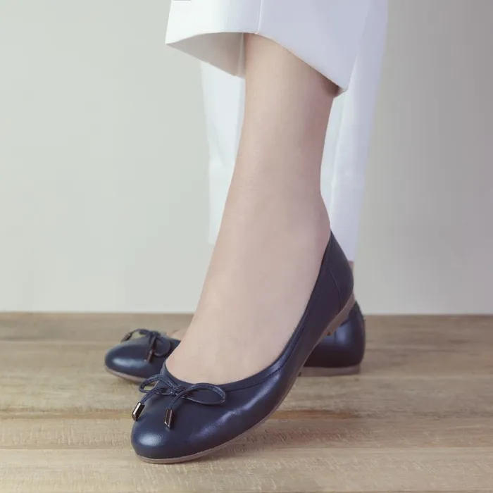 Casual Shoes Women Moda In Pelle Feebie Navy Leather